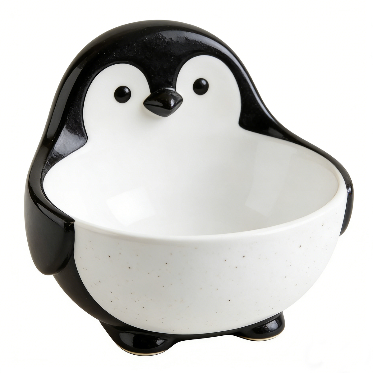 Cute Penguin Shaped Ceramic Bowl