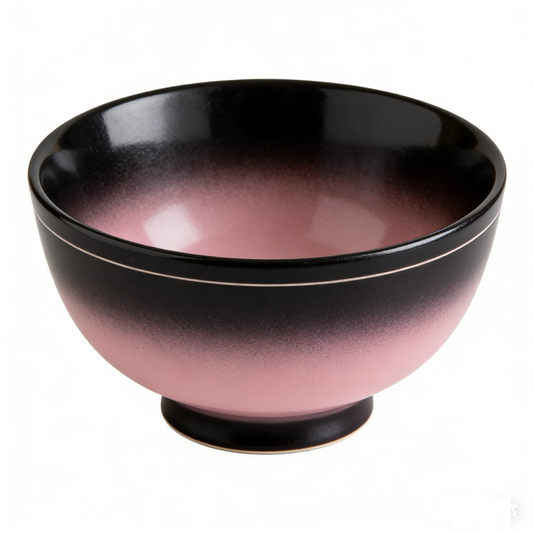 Black Pink Gradient Bowl