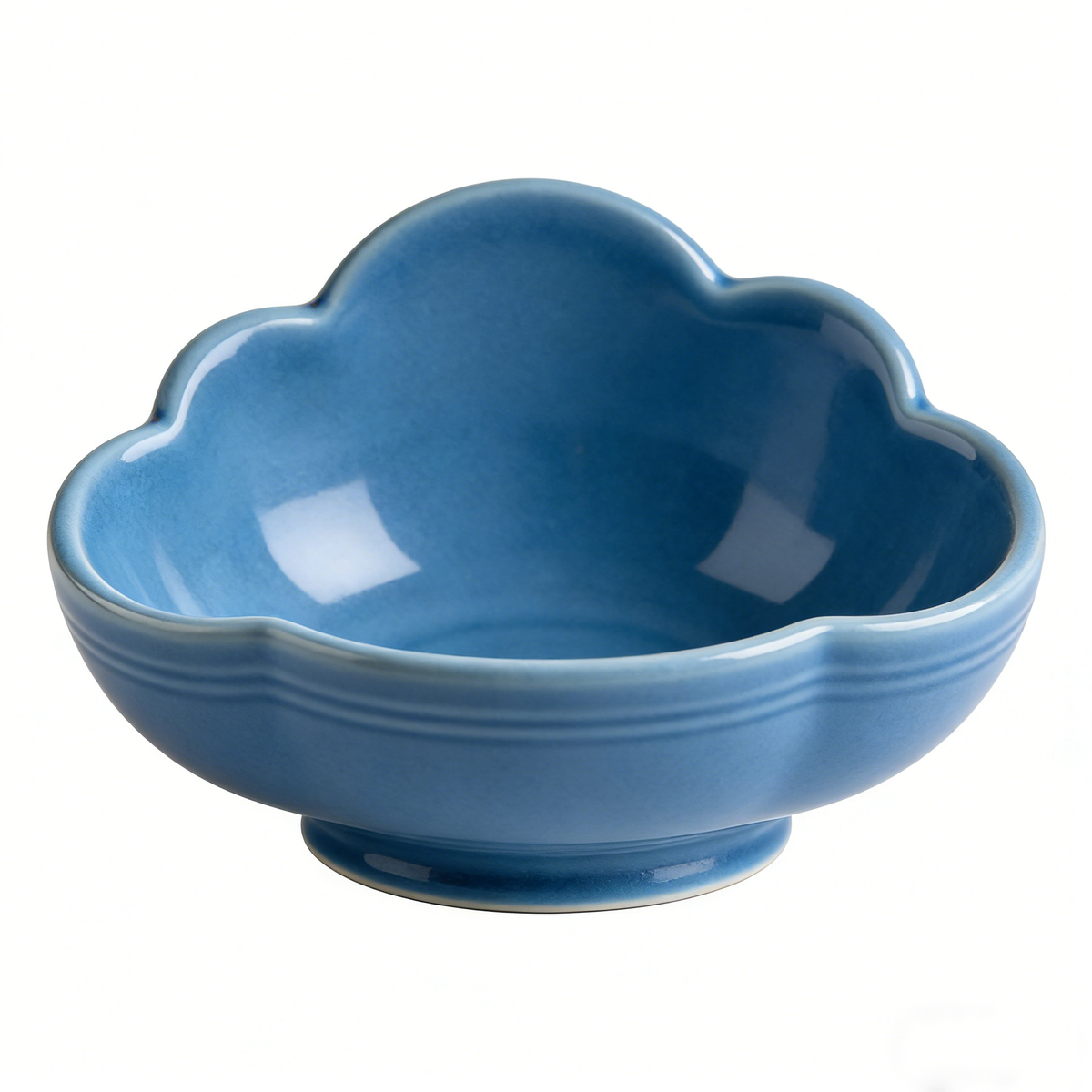 Cloud Shaped Blue Bowl