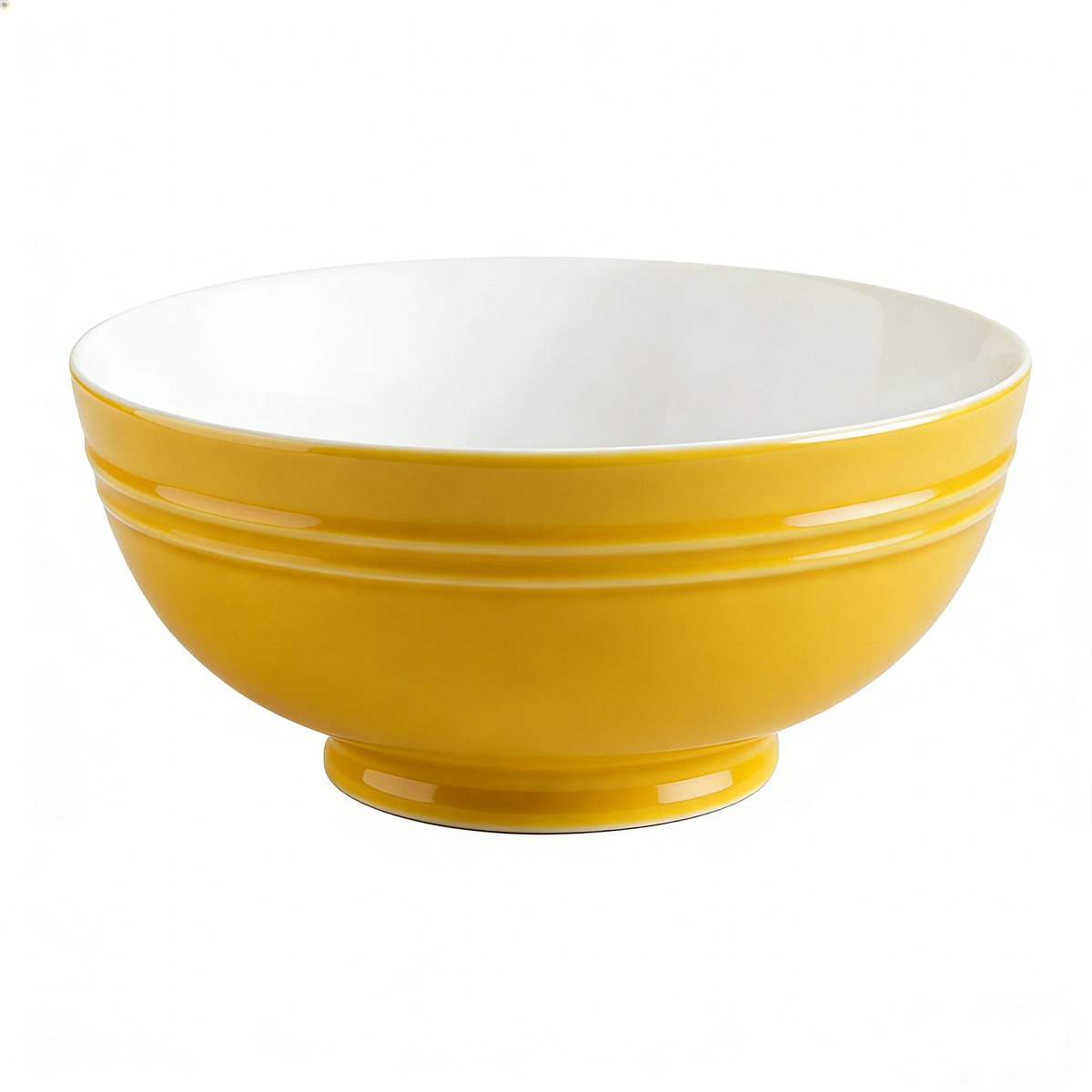 Yellow Classic Ceramic Bowl